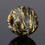 Ancient mosaic bead with yellow & black glass canes